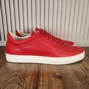 Yatay Eco Biodegradable Sneakers Mens Size 10 Red Designer Fashion Vegan Shoes